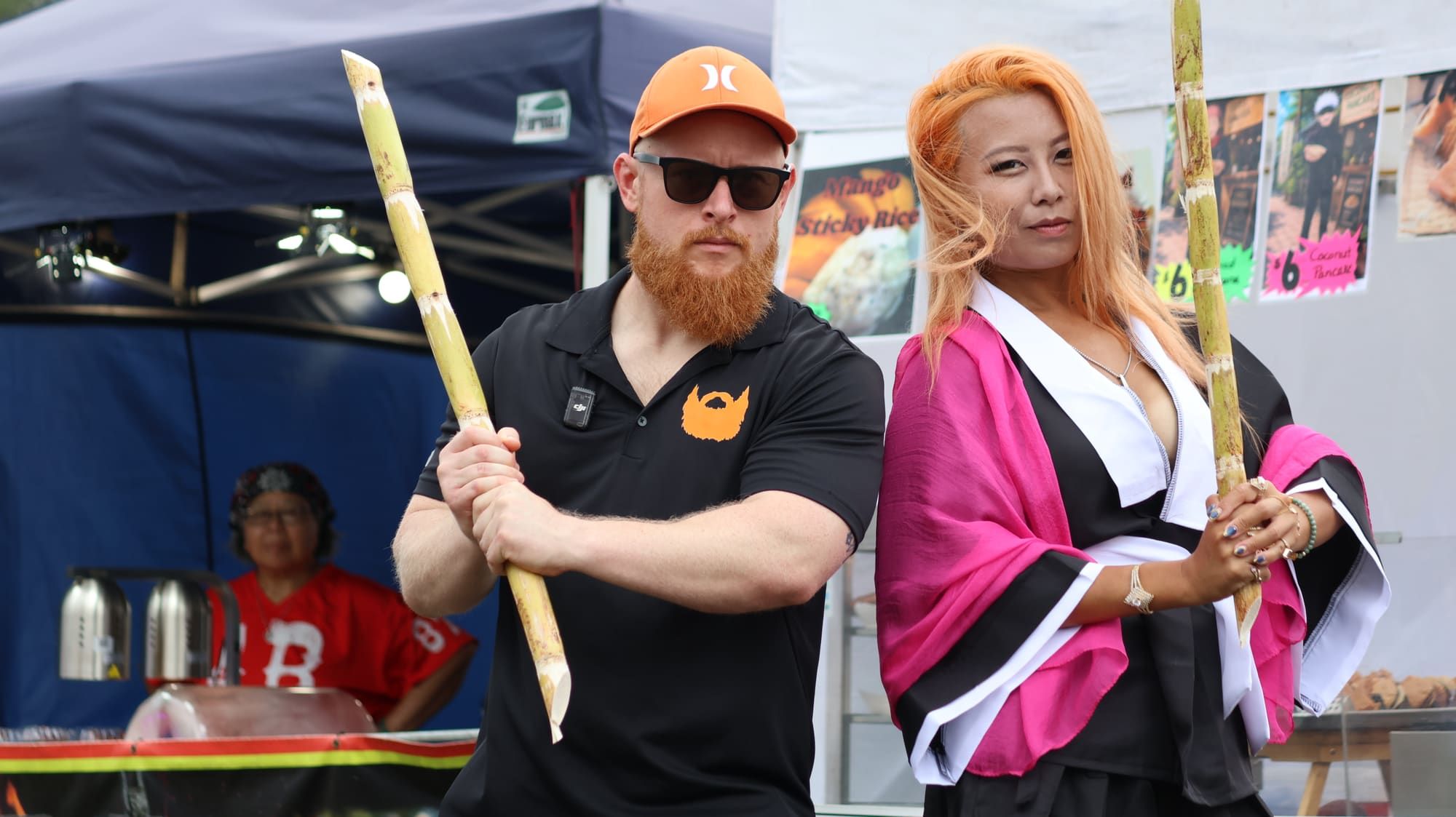 Creators filming at Mega Night Market
